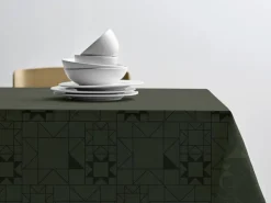 Dug 140x270 Star Damask Forest green>Södahl New