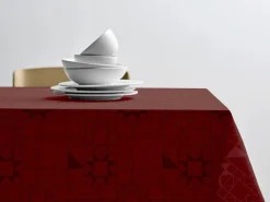 Södahl Dug 140x320 Star Damask Red