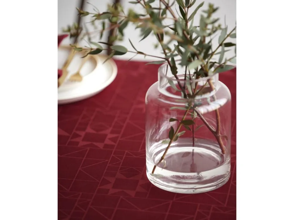 Södahl Dug 140x320 Star Damask Red