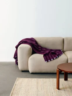 Hay Duo Throw Plum
