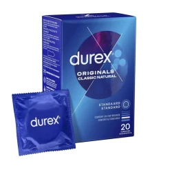 - Classic Natural Condoms 20 pcs>Durex New