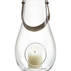 Holmegaard Dwl lanterne klart glas 29 cm. Hot