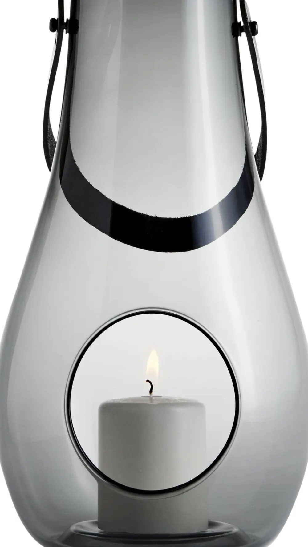 DWL Lanterne, smoke m. sort hank, H 29 cm>Holmegaard Outlet
