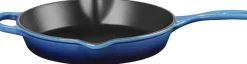 Le Creuset Dyb Stegepande i støbejern 26cm Azure Blue