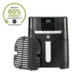 OBH Nordica Easy Fry & Grill Precision 2in1 Black Digital New