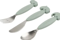 Done by Deer Easy-grip bestiksæt Deer friends Grøn Gr&oslash;n Clearance