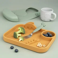 Done by Deer Easy-grip bestiksæt Deer friends Grøn Gr&oslash;n Clearance