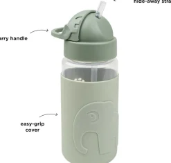 Easy-grip drikkedunk m/ sugerør Elphee Grøn><noscript><img width=