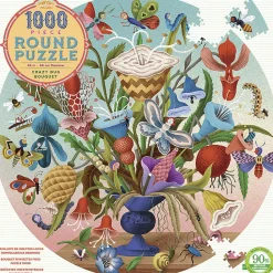 - Rundt puslespil 1000 brk - Blomsterbuket>eeBoo Best
