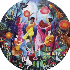 eeBoo - Rundt puslespil 500 brk - Moon Dance Hot