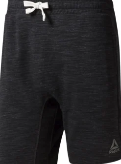 Reebok EL Marble Melange Shorts Sort Outlet
