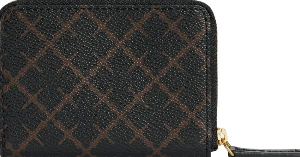 By Malene Birger Elia møntpung med print Brun