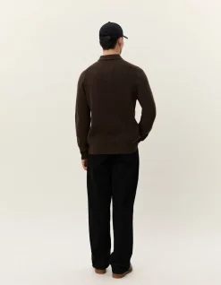 Les Deux Elinor Zipper Polo Knit