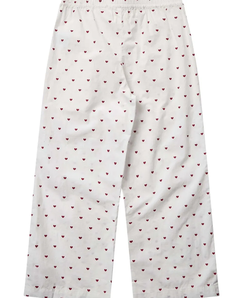 Magasin du Nord Collection Elize kids pants - Organic GOTS Small hearts