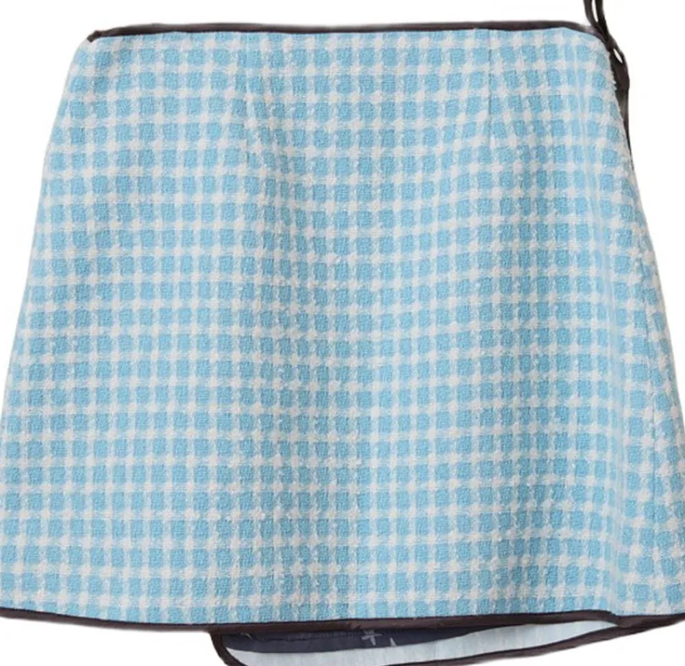 Helmstedt Ella Mini Skirt - Bouclé Blue tweed New