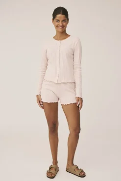 Dame Magasin du Nord Collection Eloise 10 Cardigan Pointelle - 100% Økologisk Bomuld GOTS