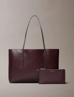 EMBLEM AOP TOTE W/ POUCH>Calvin Klein Sale