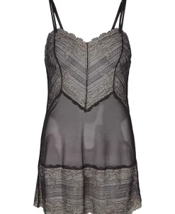 Wacoal Embrace lace chemise Black New