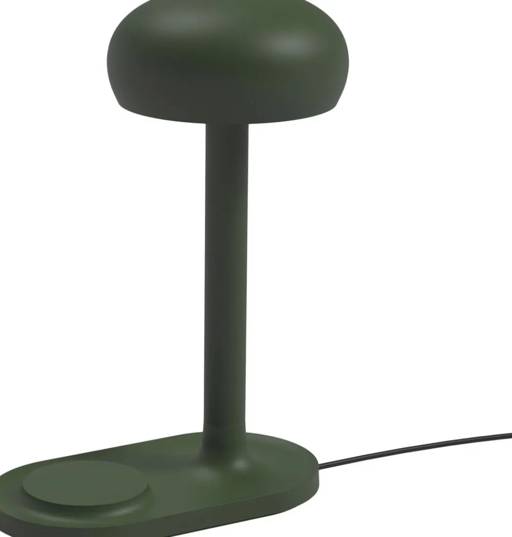 Eva Solo Emendo lampe med Qi trådløs oplader Emerald