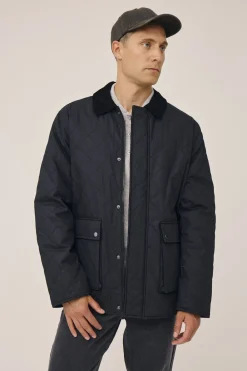 Magasin du Nord Collection Emerson 4 Coated quiltet jakke - GRS Black Best