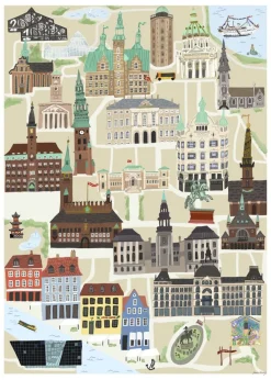 Poster & Frame Emma Forsberg - Ode to Copenhagen Sale