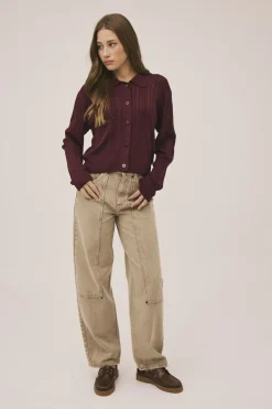 Magasin du Nord Collection Emma M125 Barrel jeans - 100% Økologisk bomuld GOTS Sandstorm New