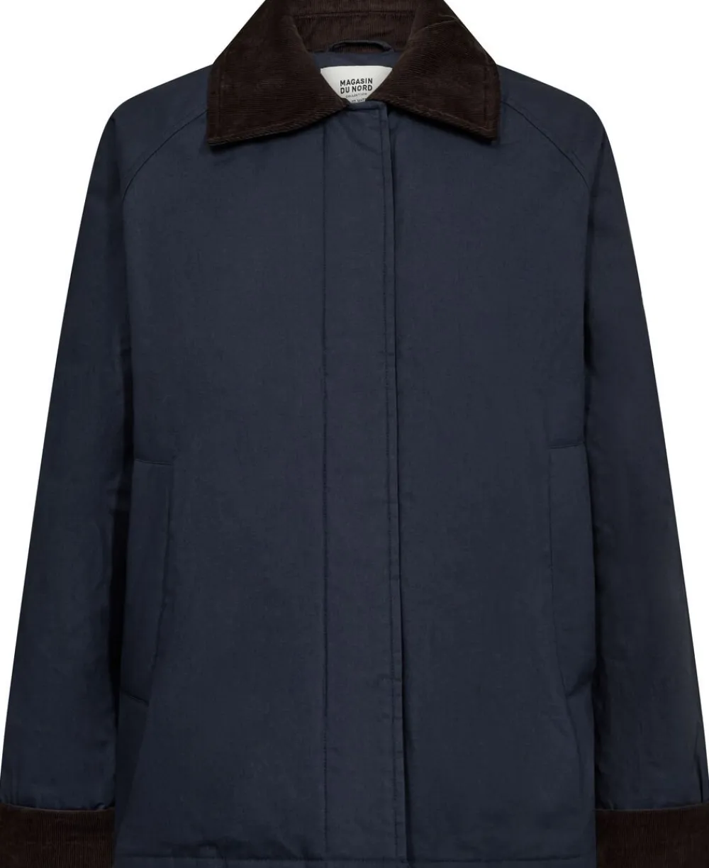 Magasin du Nord Collection Emmy 4 coated jakke med fløjlskanter - GRS Night sky Hot