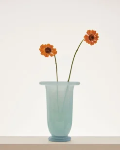 Hay Empire Vase-Medium-Ice blue with light blue base Hot