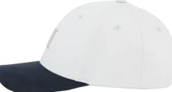 Les Deux Encore Contrast Suede Baseball Cap Gray dawn Sale