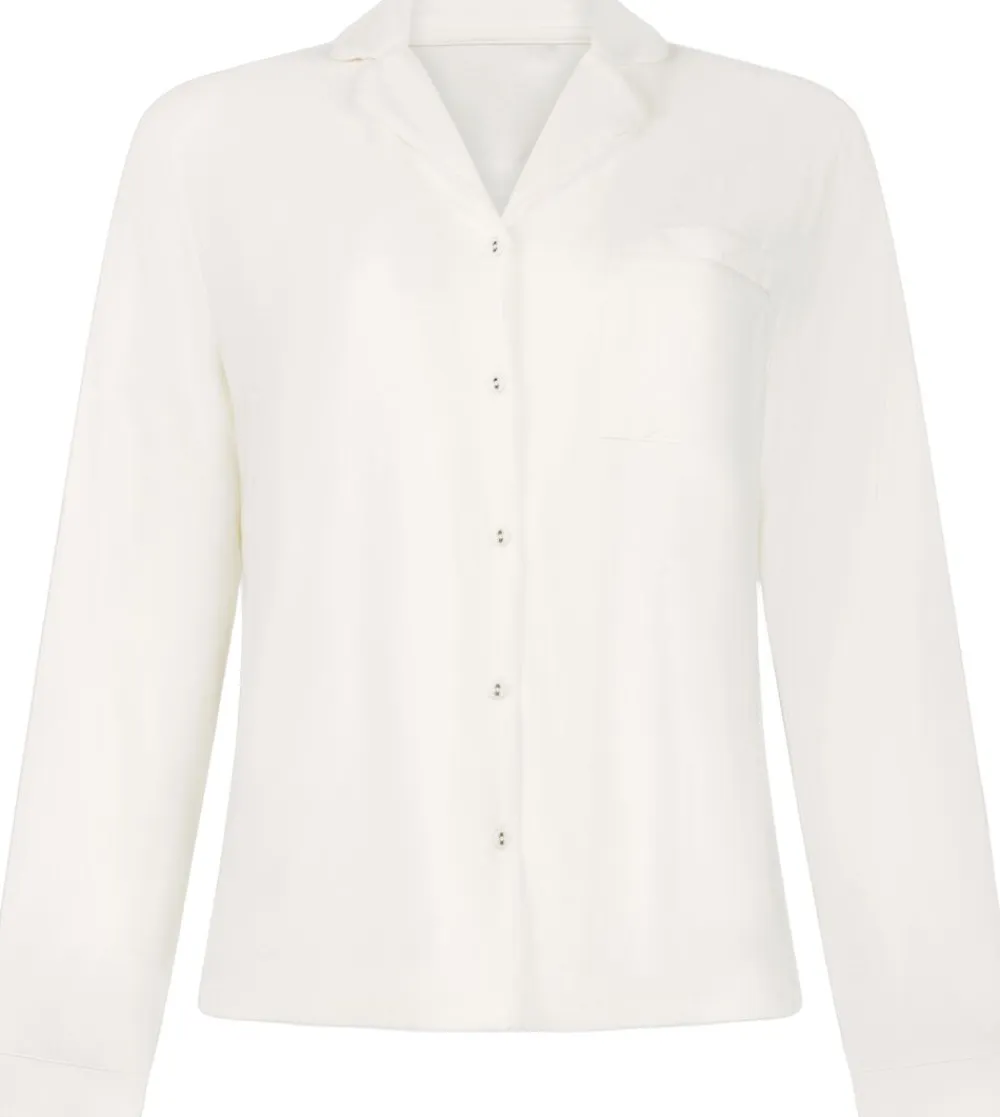 Hunkemöller Essential Jersey Long-Sleeved Jacket White