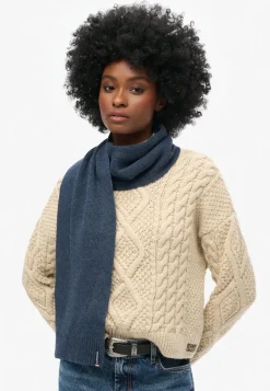 ESSENTIAL LOGO KNITTED SCARF>Superdry Sale