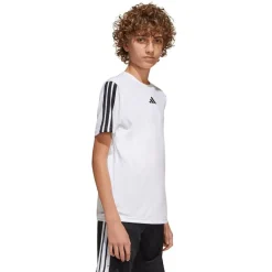 adidas Essentials 3-Stripes T-shirt Hvid Discount