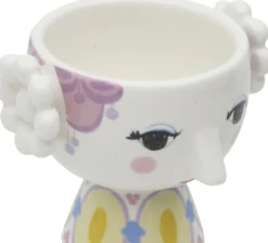 Eva Fyrfadsstage Ø6. 5 cm gul/lavendel 2 stk.>Bjørn Wiinblad Sale