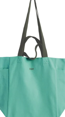 Everyday Tote Bag-Aqua>Hay New