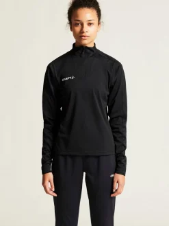 Craft Evolve 2. 0 Half Zip Trænings Trøje Sort Discount