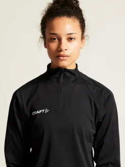 Craft Evolve 2. 0 Half Zip Trænings Trøje Sort Discount