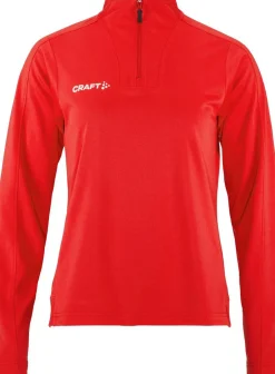 Craft Evolve 2. 0 Half Zip Trænings Trøje R&oslash;d Clearance