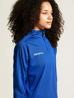 Craft Evolve 2. 0 Half Zip Trænings Trøje Blå Discount