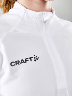 Craft Evolve 1/2 Zip Trænings Trøje Hvid