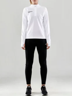 Craft Evolve 1/2 Zip Trænings Trøje Hvid