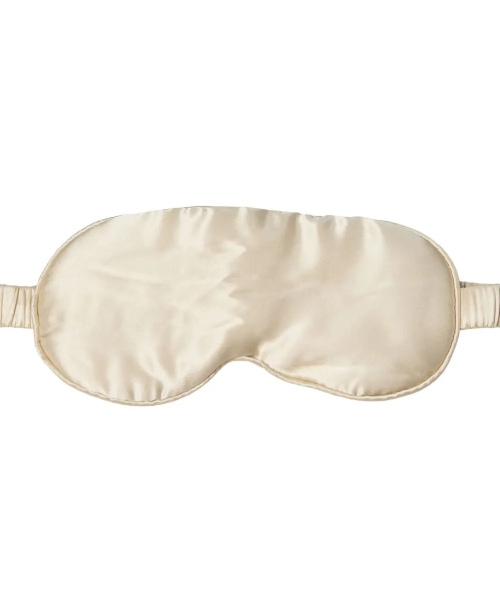 Magasin du Nord Collection Eye mask silke Light beige Hot