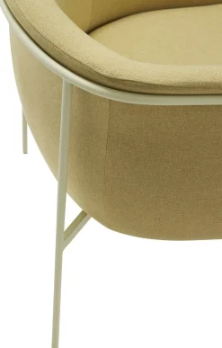 Hübsch Eyrie Lounge Chair Yellow Clearance