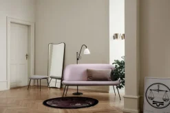 Gubi F.A. 33 Wall Mirror, 70x146 Black Brass