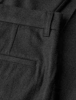 Mads Nørgaard - Copenhagen Fancy Wool Henry Pants Sort Best