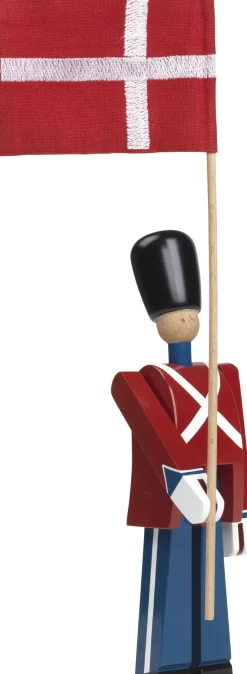 Kay Bojesen Fanebærer med tekstilflag