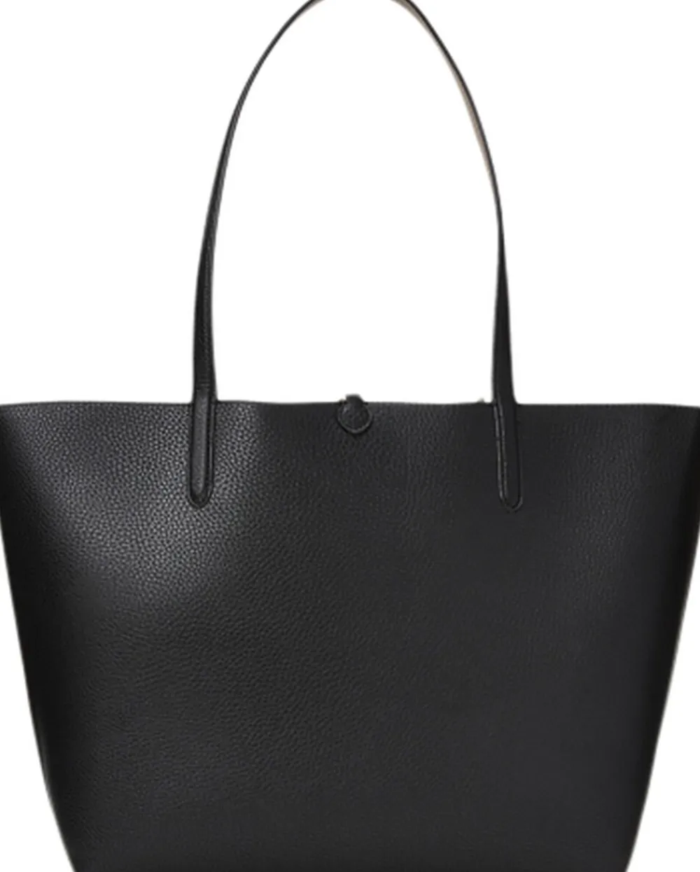 Lauren Ralph Lauren Faux-Leather Reversible Tote Black/taupe Discount