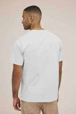 Magasin du Nord Collection Felix mid weight t-shirt Organic GOTS Bright white Best