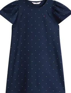 Børn Tommy Hilfiger FESTIVE STUD ALINE DRESS SS