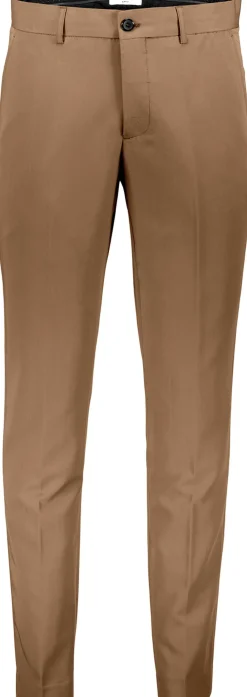 Lindbergh Fine twill stretch suit M&oslash;rk sand Sale
