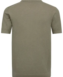 MANGO Fine-knit cotton polo shirt